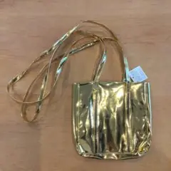 burself ゴールド ショルダーバッグ
