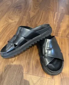ZARA ビブラムソール レザーサンダル 27.5cm