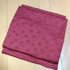 未使用です☆ さくら柄　袋帯　ポリエステル