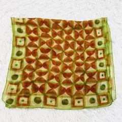 シビラ　シルクストール　オレンジ　グリーン系