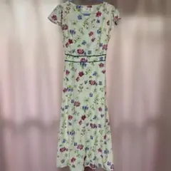 tocco closet 花柄 半袖 ロングワンピース