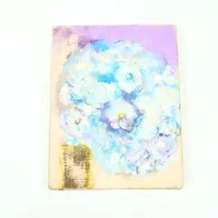 大変古い花の絵画　キャンバス　油絵　アート　額無しデザイン　インテリア
