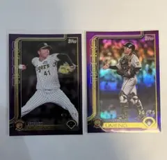topps 2025 NPB 村上頌樹 & 梅野隆太郎 75シリアル