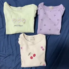 プティマイン　プティプラ　petit main 長袖　100cm