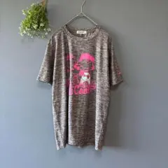 ピーナッツ［M］美品　シワになりにくい薄手素材　スヌーピー　半袖Tシャツ　メンズ