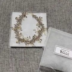 小枝 クリスタル ビジュー ヘッドドレス