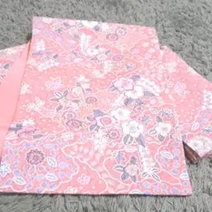 【美品】新品未使用の辻ヶ花上品薄桃色地色絞り正絹名古屋帯
