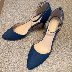 (新品)Realta♡デニム素材ハイヒール