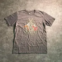 【GAP】ギター&ドラム プリント ロックTシャツ 古着used TSM6