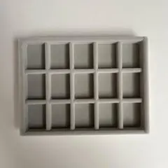 無印良品　重なるベロアケース格子