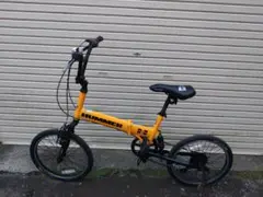 HUMMER ハマー 折りたたみ自転車 ミニベロ イエロー サス