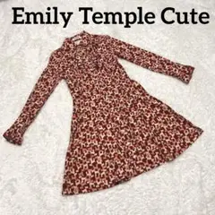 エミリー テンプル キュート Emily Temple ワンピース 犬 総柄