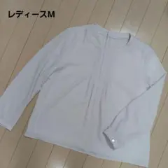 【即購入◎】　AOKI 　シャツ　ブラウス　長袖　ラベンダー　M