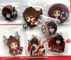 戦国BASARA 真田幸村 缶バッジ ラバーストラップ アクリルキーホルダー