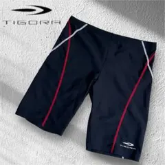 美品✨TIGORA メンズ スイムパンツ Lサイズ ブラック 水着 スイミング