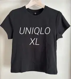 UNIQLO ブラック 半袖Tシャツ XL