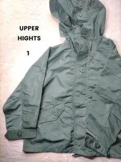 UPPER HIGHTS ナイロンツイルミリタリーパーカー
