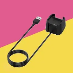 FitTurn Fitbit Versa 2 充電器交換用 USBデータ充電