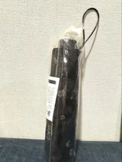 たかの友梨　折りたたみレース付き花柄日傘　非売品　黒