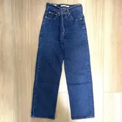 【美品】Levi’s（リーバイス） RIBCAGE STRAIGHT 25インチ