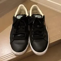 価格交渉可/PUMA/BASKETブラックスニーカー　/28cm