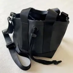 イアパピヨネ　BURLAPOUTFITTER マイクロトートバッグ　ブラック