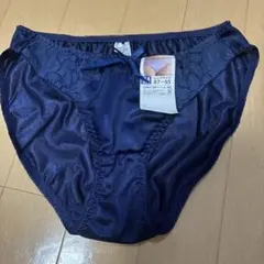 ネイビー レース付き Mサイズ ショーツ