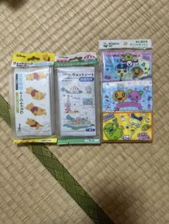 ダンボ・くまのプーさんウェットシート　たまごっちポケットティッシュ