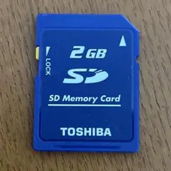 SDカード　2GB 東芝