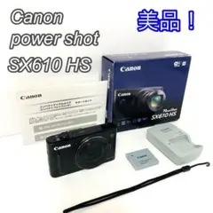 【美品】Canon PowerShot SX610 HS ブラック キャノン