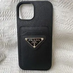 美品✨ PRADA iPhone13 ブラック ナイロン ハードケース