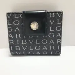 ブルガリ Wホック財布 キャンバス×レザー