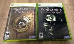 【海外版】Condemned コンデムド 1&2 セット Xbox360
