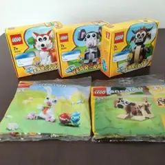 LEGO NEW EARシリーズ3種とCREATOR 2種の5点セット（非売品）