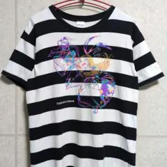 モンスト キャラクター グラフィック ボーダー Tシャツ Lサイズ