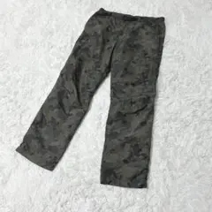 【c4728】✨美品✨UNIQLO ウォームイージーパンツ　迷彩柄