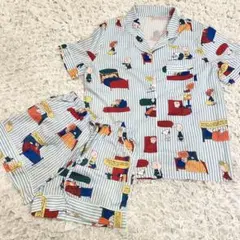 SNOOPY パジャマ スヌーピー 寝巻き セットアップ 半袖 上下セット