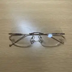 リムレスメガネ