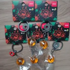 スプラトゥーン３　金イクラ　キーホルダー　5個セット
