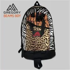 BEAMS別注　GREGORY ヒョウ柄 ゼブラ柄 バックパック BEAMS別注 GREGORY ヒョウ柄 ゼブラ柄 バックパック - メルカリ