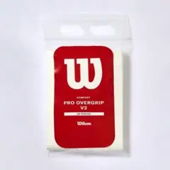 【新品】Wilson　ウィルソン プロオーバーグリップ　V2　ホワイト　30本入