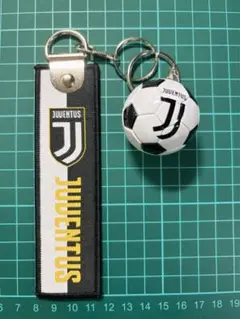 サッカー　ユベントス　Juventus 3Dボール　セット　キーホルダー