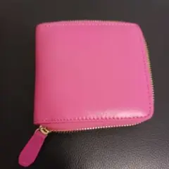ムラ　折り財布　ピンク