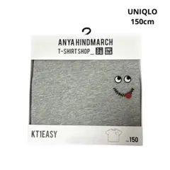 新品！ユニクロ アニヤハインドマーチKT1EASYクルーネックT150cmグレー