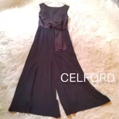 新品未使用 セルフォード ベアトップ オールインワン パンツ S 36 ブラック 2025年最新】CELFORD サロペット・オーバーオール