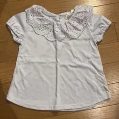 samansa Mos2 Lagom レース襟シャツ　100