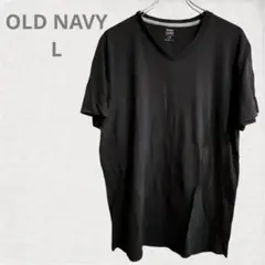 OLD NAVY ブラック Vネック Tシャツ L