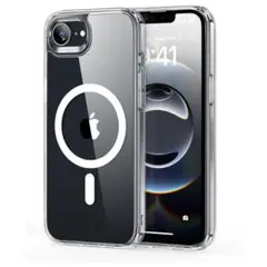 ESR iPhone16e ケース MagSafe対応 黄変防止 耐衝撃 クリア