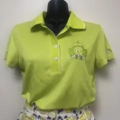 VIVA HEART ポロシャツ レディース ライムイエロー