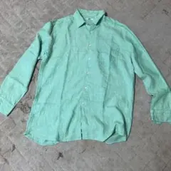 ユニクロ　XL 麻シャツ